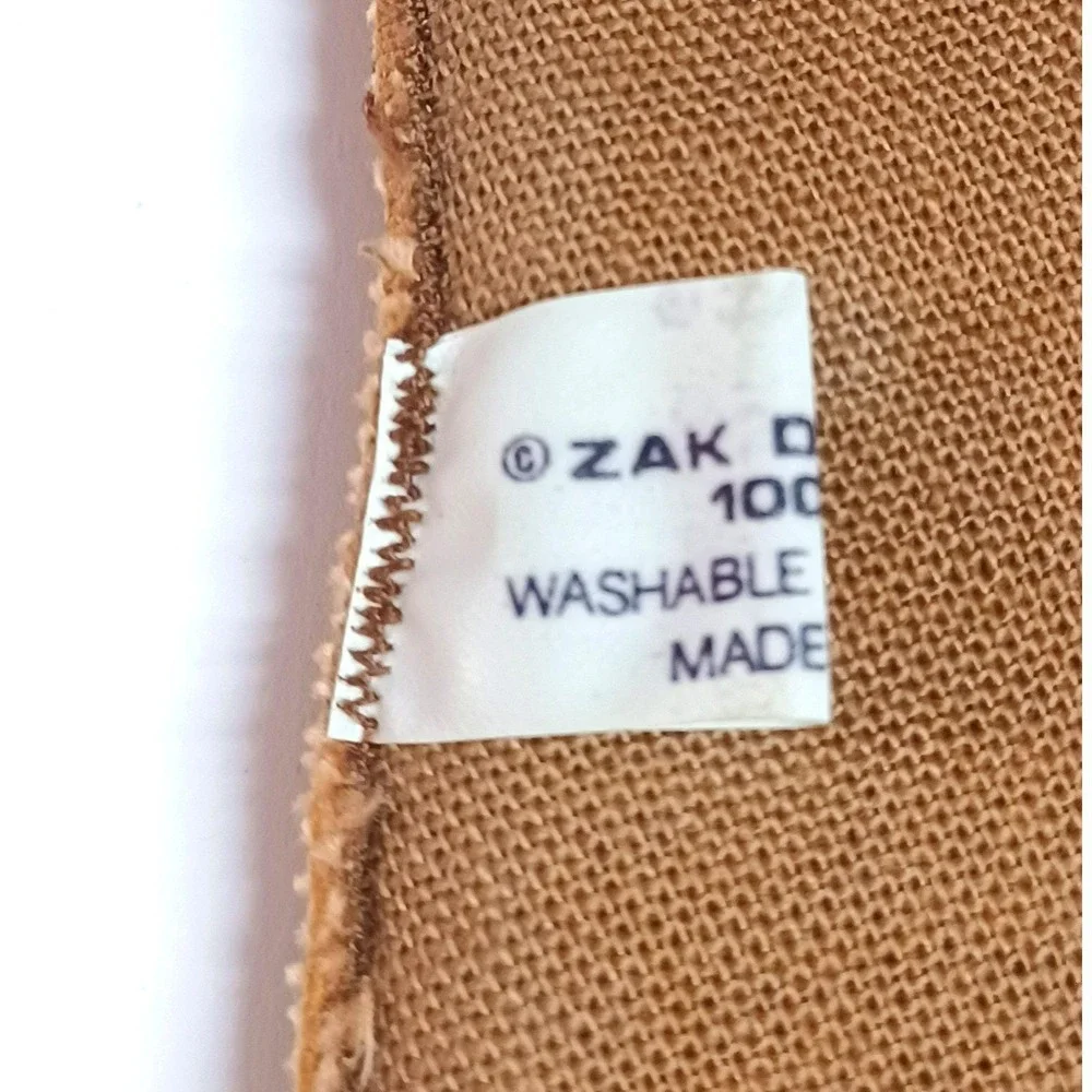 Vintage Zak Designs Mouse Under Mushroom Potholder Hot Pad Retro Brown